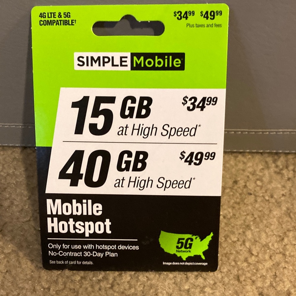 4G LTE & 5G Compatible Mobile Hotspot